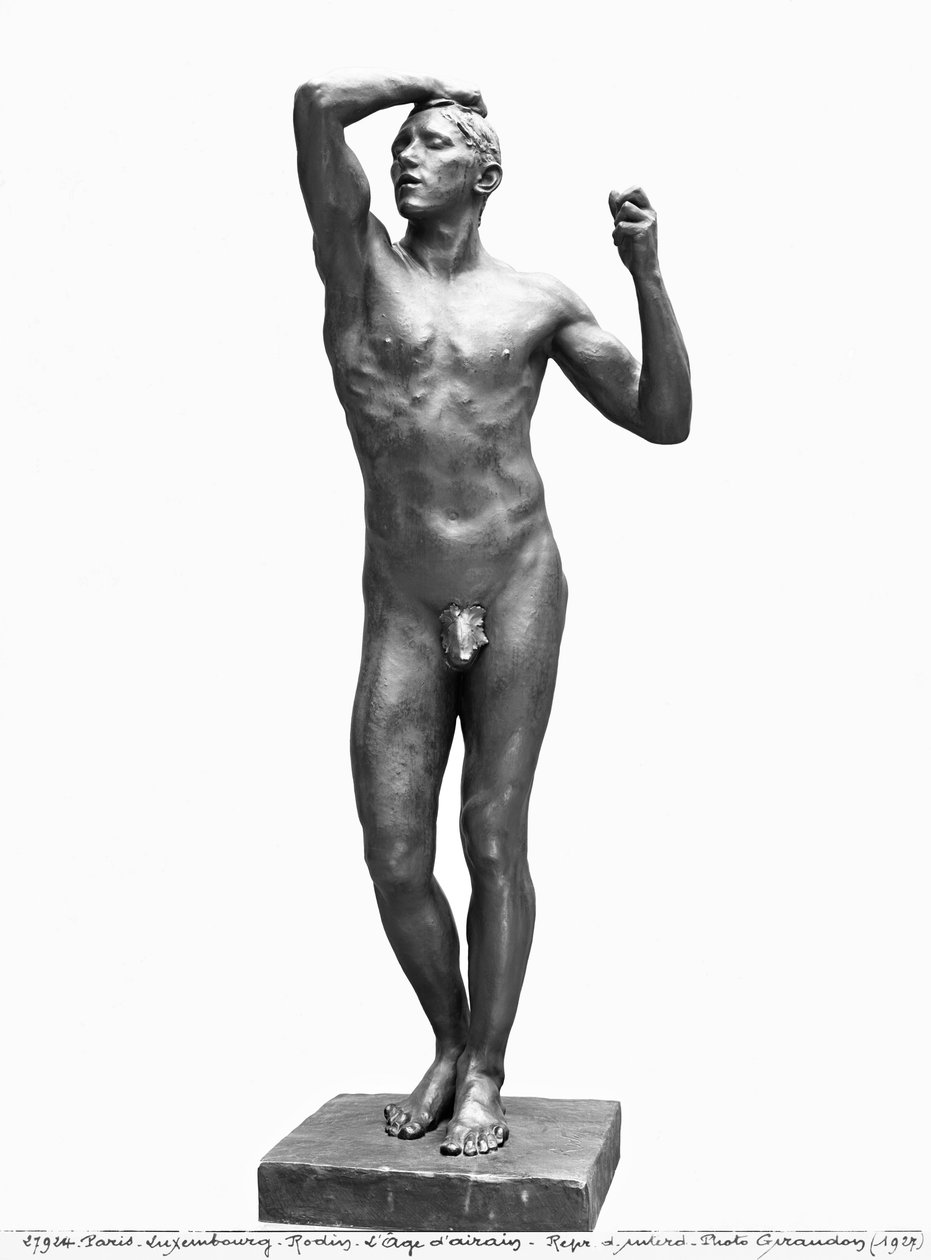 De Bronstijd, na 1877 (brons) door Auguste Rodin