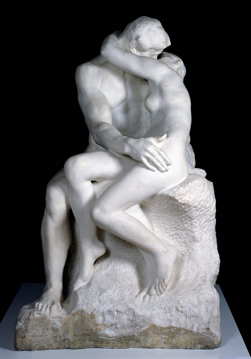 De Kus, 1888-98 door Auguste Rodin