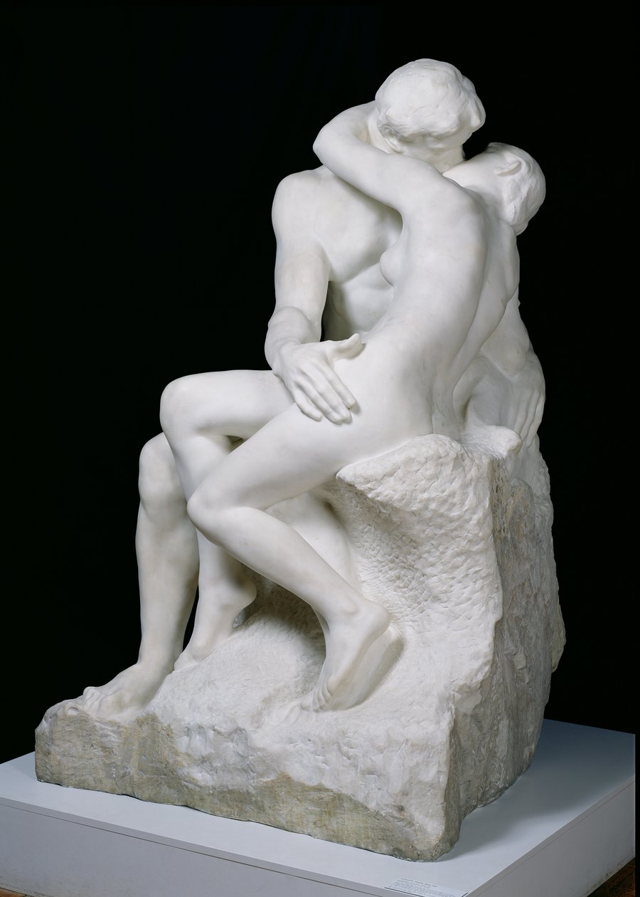 De Kus, 1888-98 door Auguste Rodin