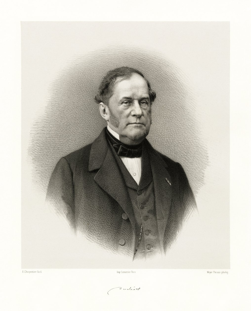 Charles Marie Tanneguy Duchatel door Auguste Charpentier