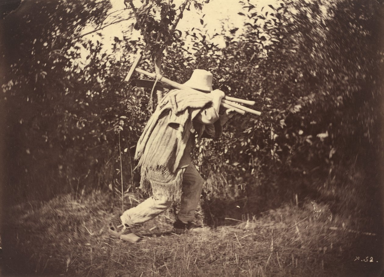 Boer, ca. 1870 door Auguste Giraudon