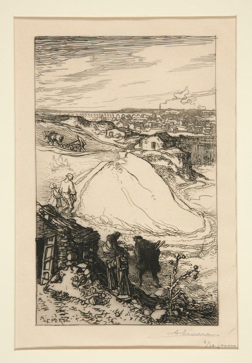 ? Gentilly door Auguste Lepere