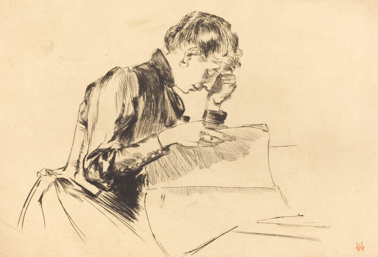 Afbeeldingen Les images, 1889 door Auguste Lepere