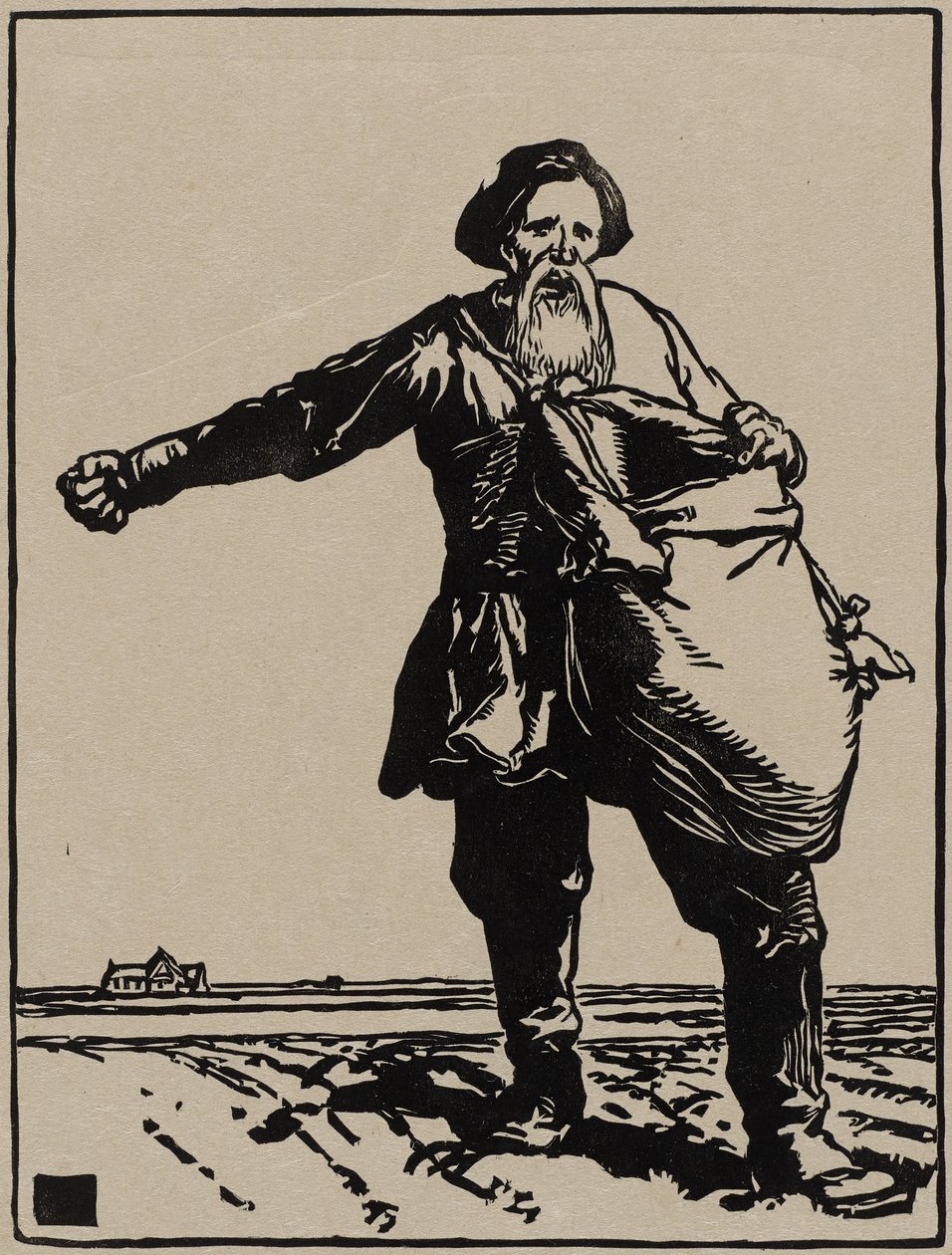 Russische boer door Auguste Lepere