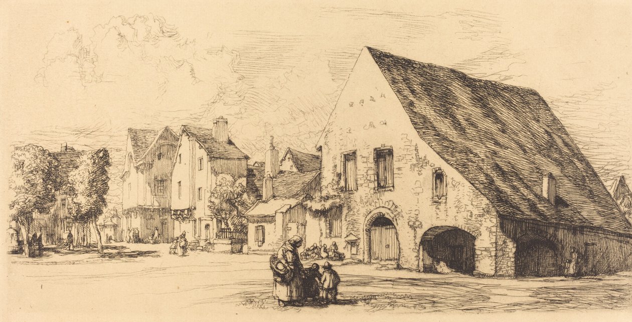 Provins Seine et Marne door Auguste Lepere