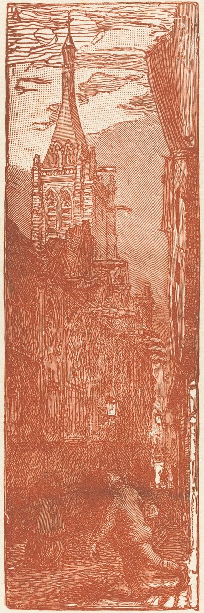 Saint-Severin door Auguste Lepere