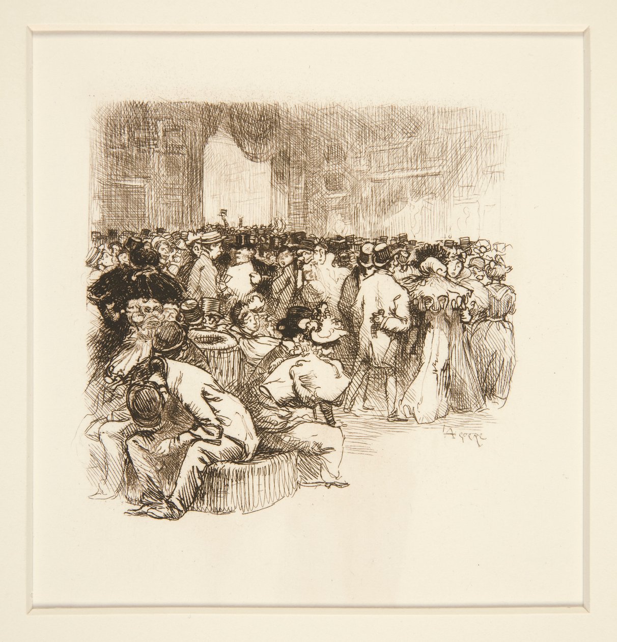 Salon door Auguste Lepere