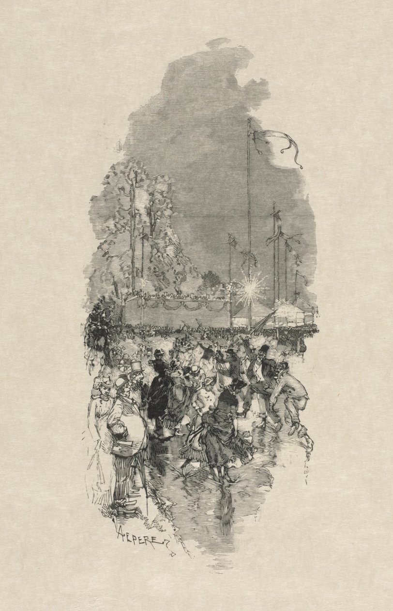 Festival door Auguste Louis Lepère