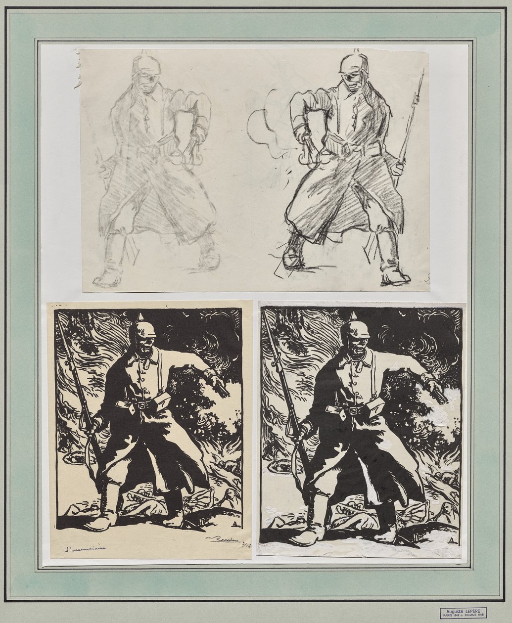 De Brandstichter door Auguste Louis Lepère
