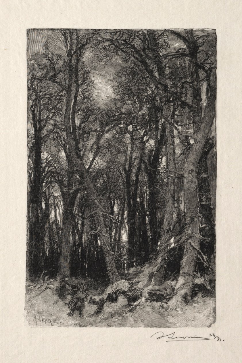 Le Bas Breau door Auguste Louis Lepère