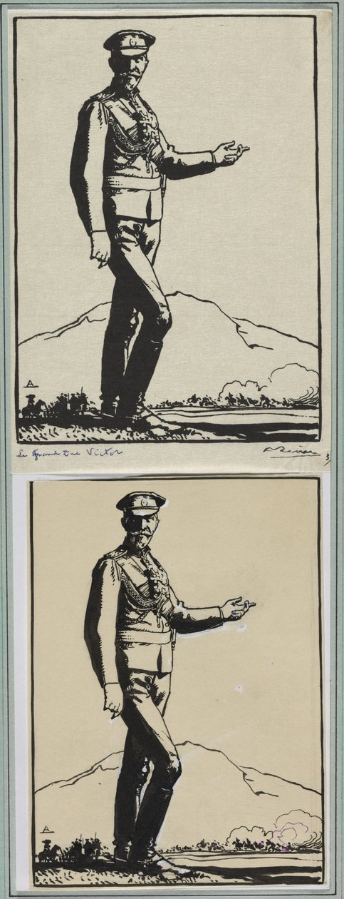 Le Grand Duc Victor, 1914 door Auguste Louis Lepère