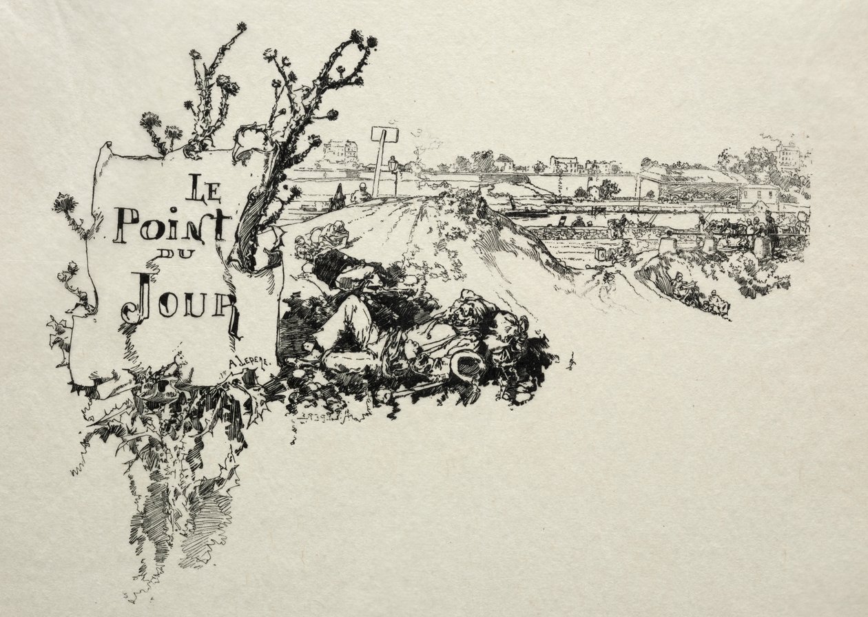 Le Point-du-Jour door Auguste Louis Lepère