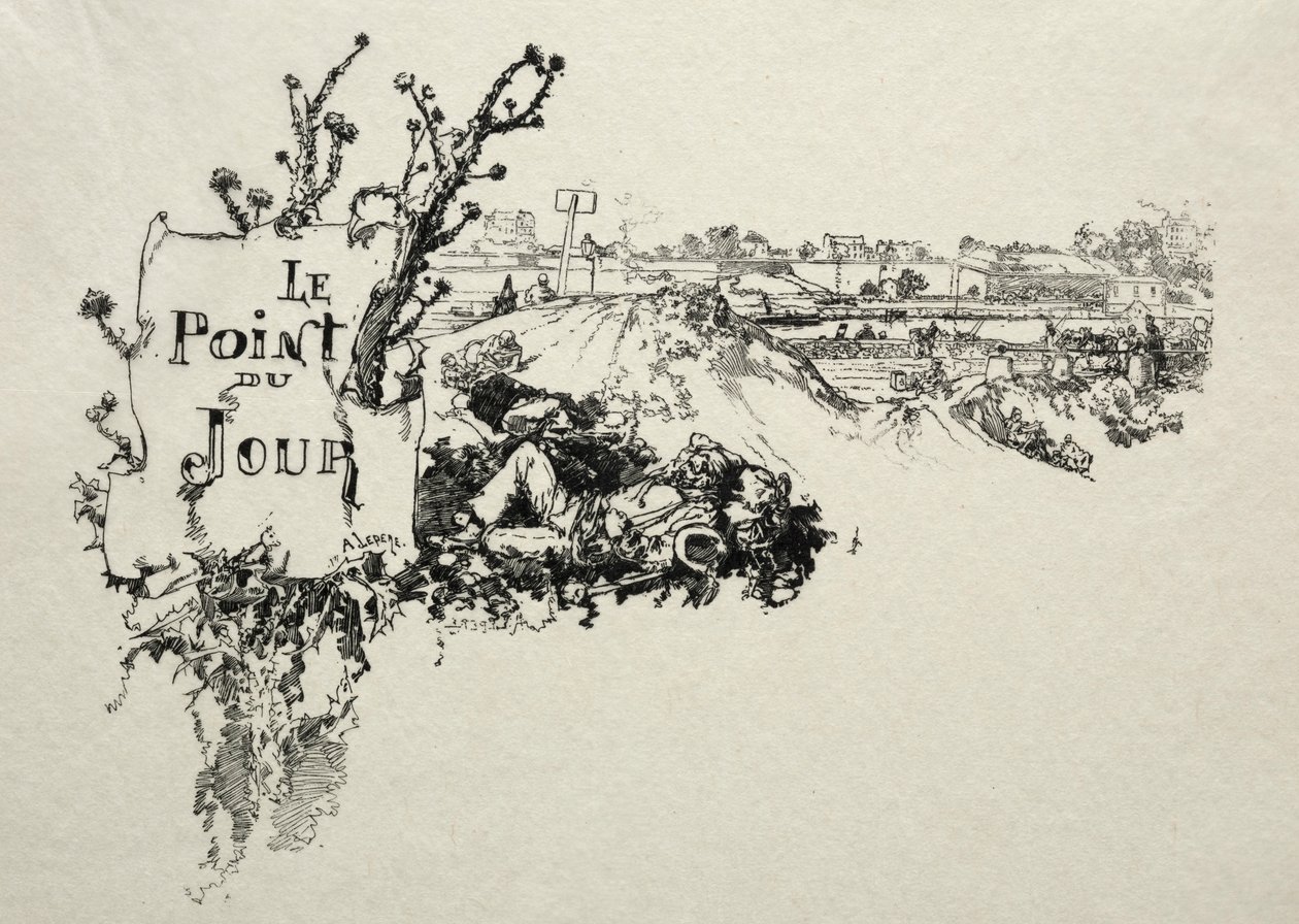 Le Point-du-Jour door Auguste Louis Lepère
