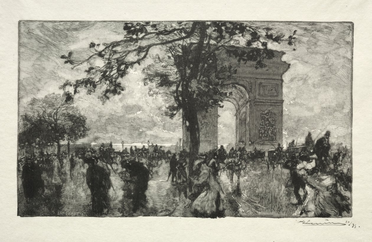 Terugkeer uit het Bos door Auguste Louis Lepère