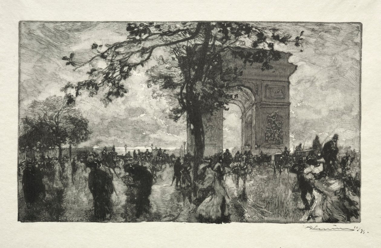 Retour du Bois door Auguste Louis Lepère