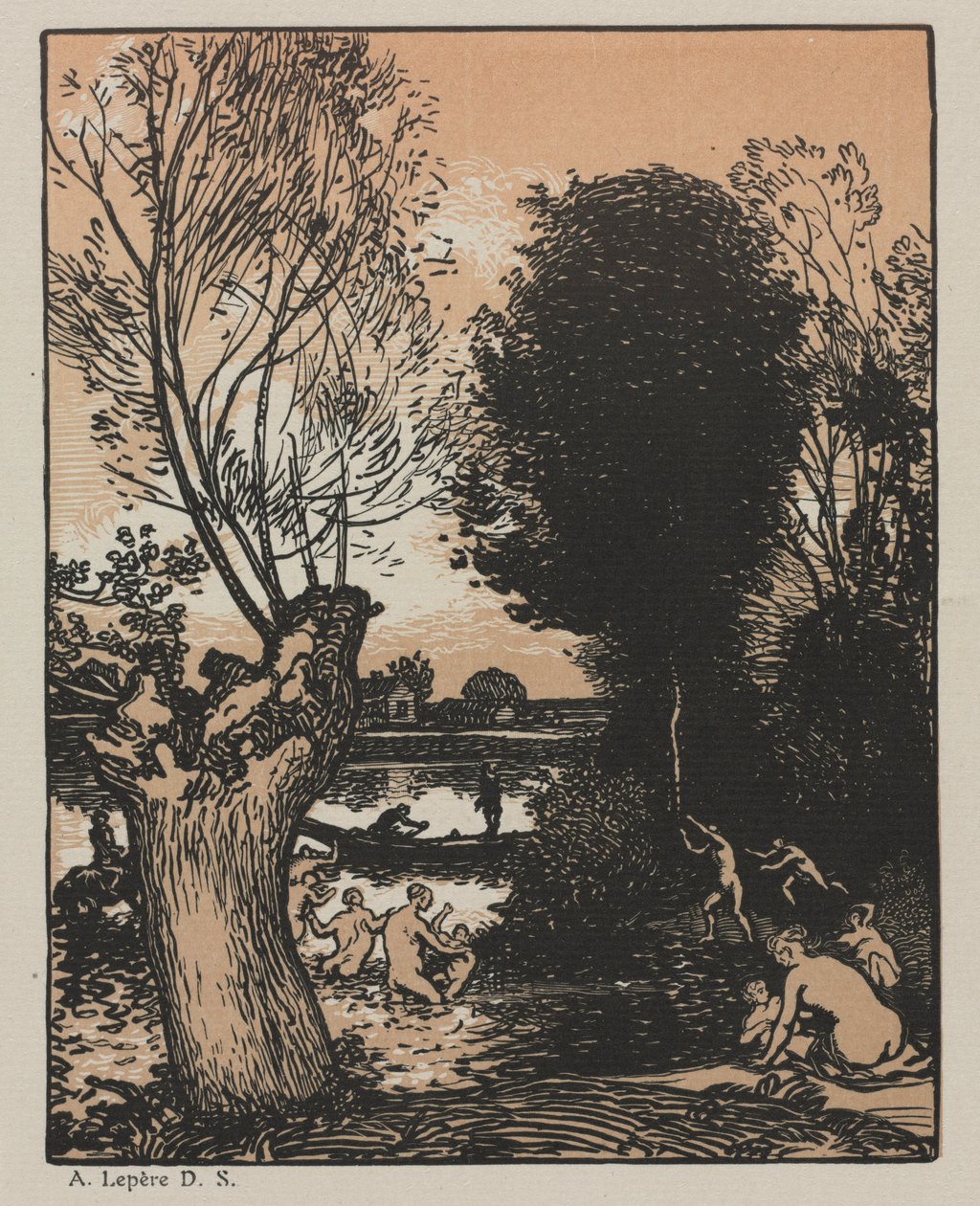 Zomeravond door Auguste Louis Lepère