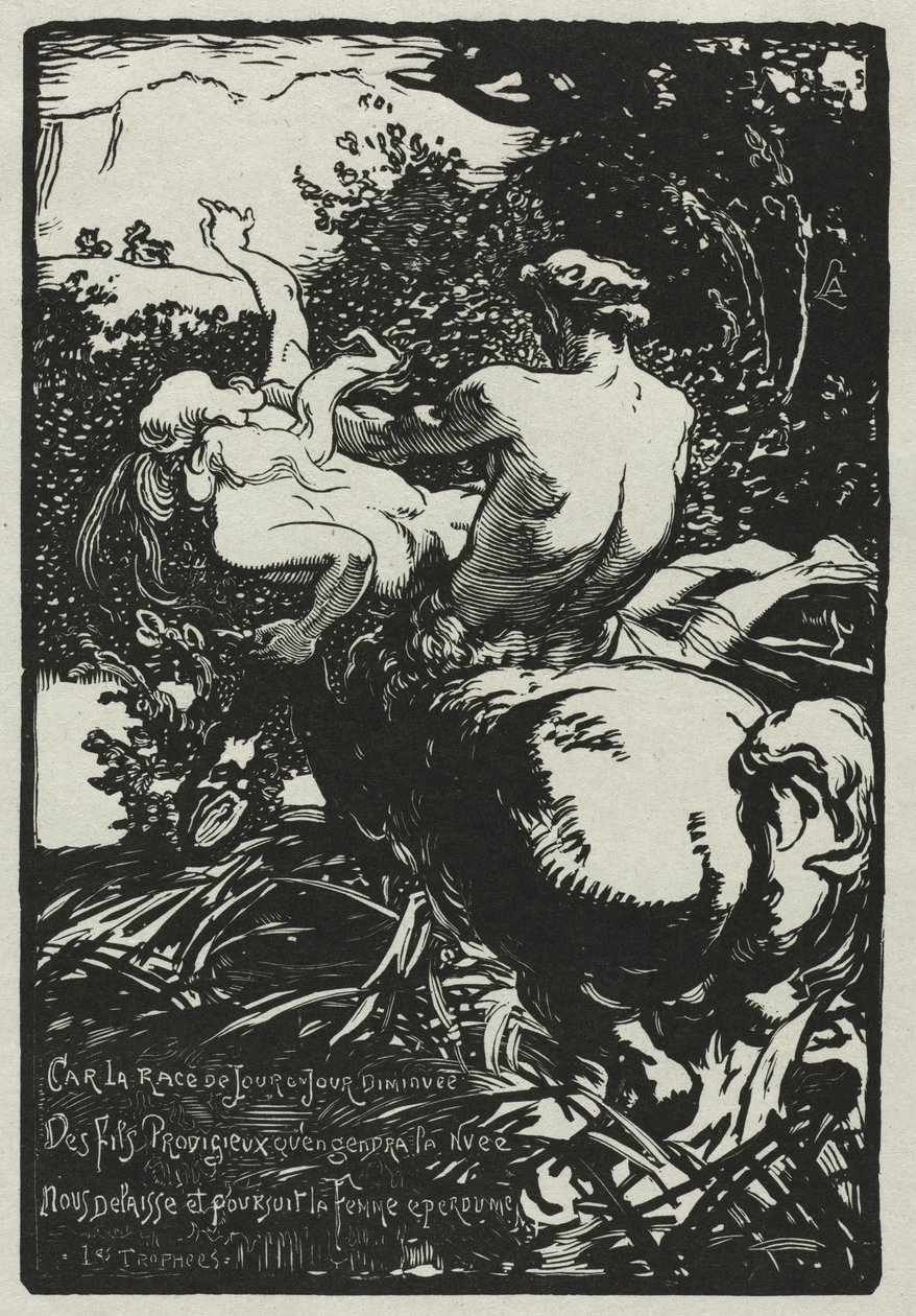 De centaur door Auguste Louis Lepère
