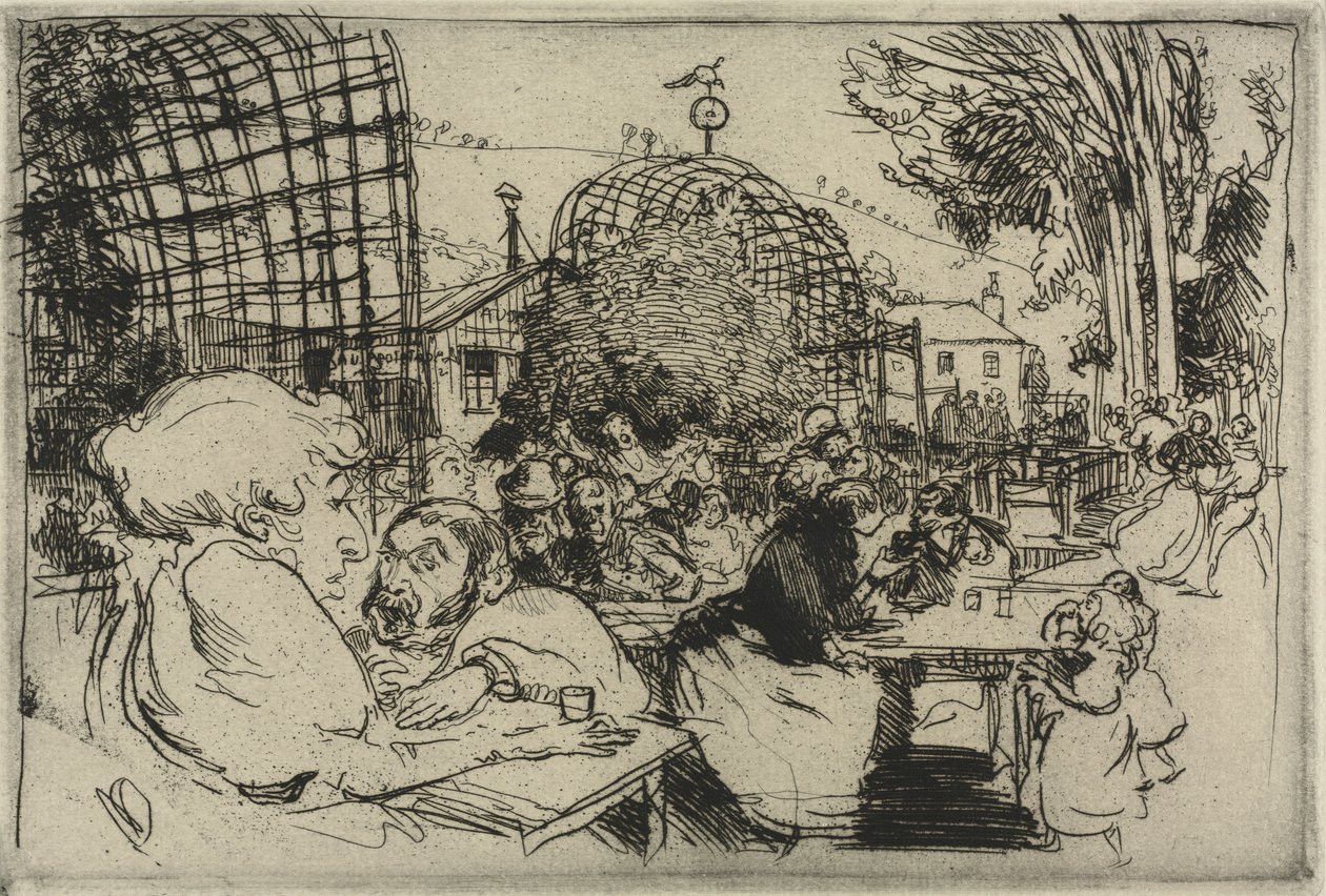 De Twee Gebochelden, 1893 door Auguste Louis Lepère