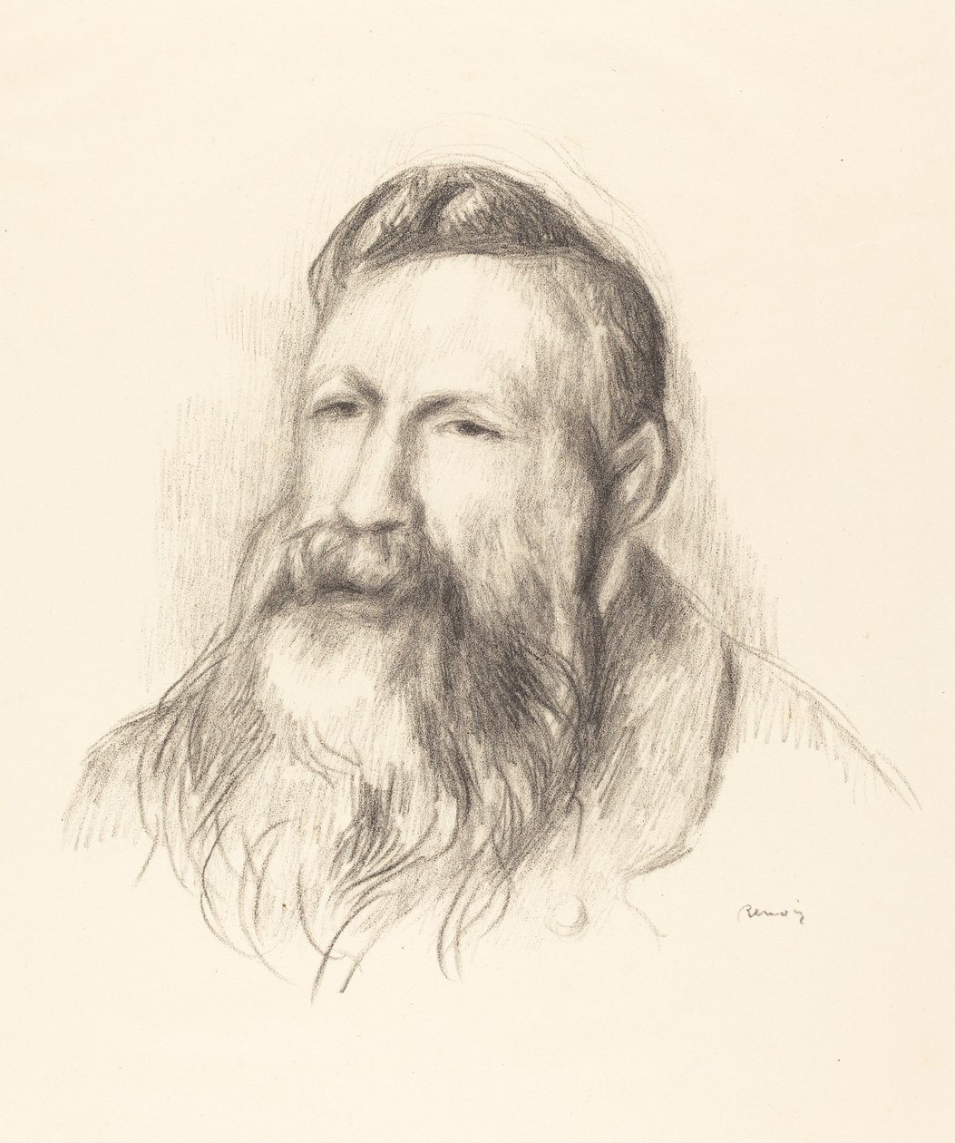 Auguste Rodin door Auguste Renoir