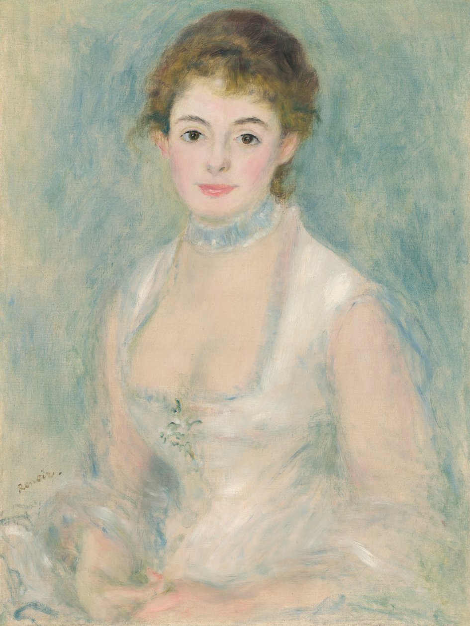 Madame Henriot door Auguste Renoir