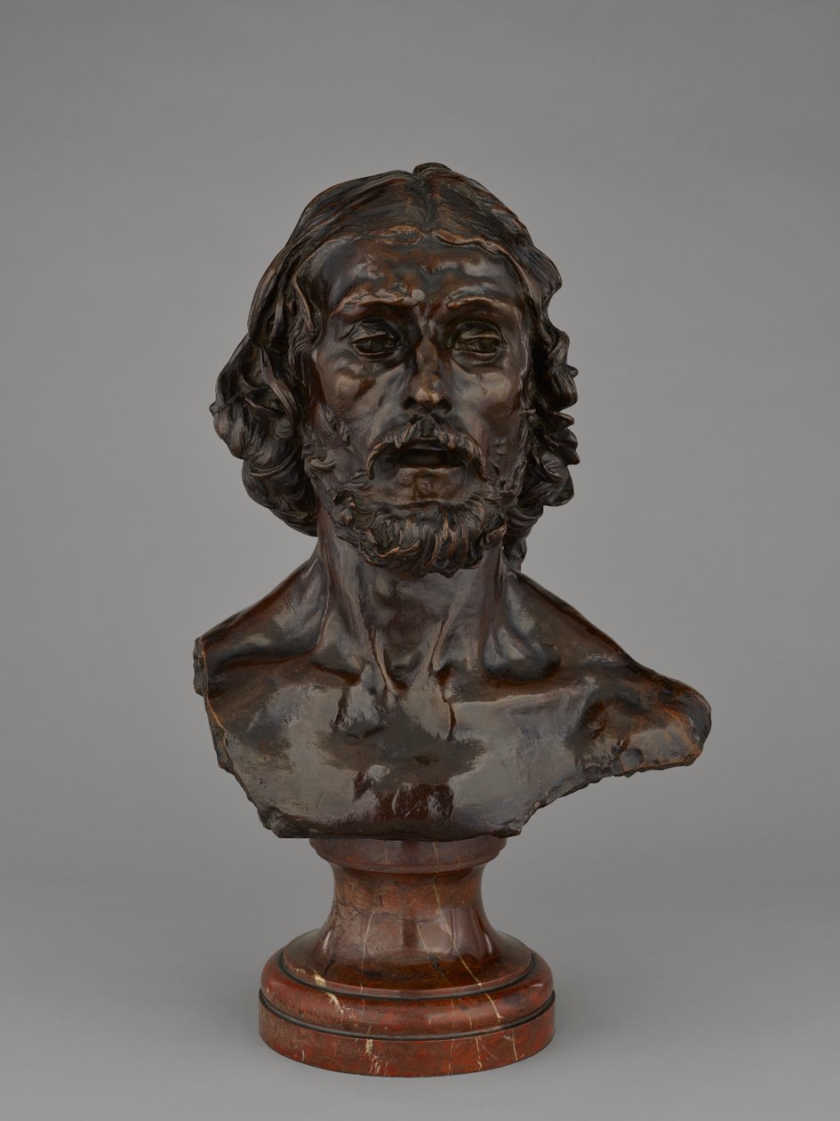 Buste van Johannes de Doper door Auguste Rodin