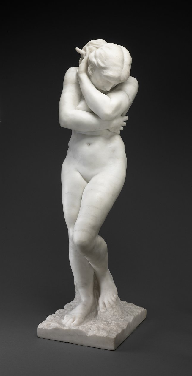 Eva na de val, 1886 door Auguste Rodin