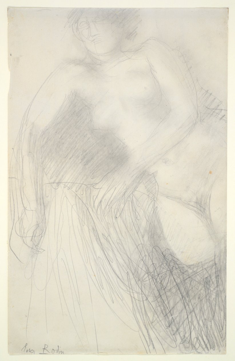 Liggende vrouwelijke naakt door Auguste Rodin