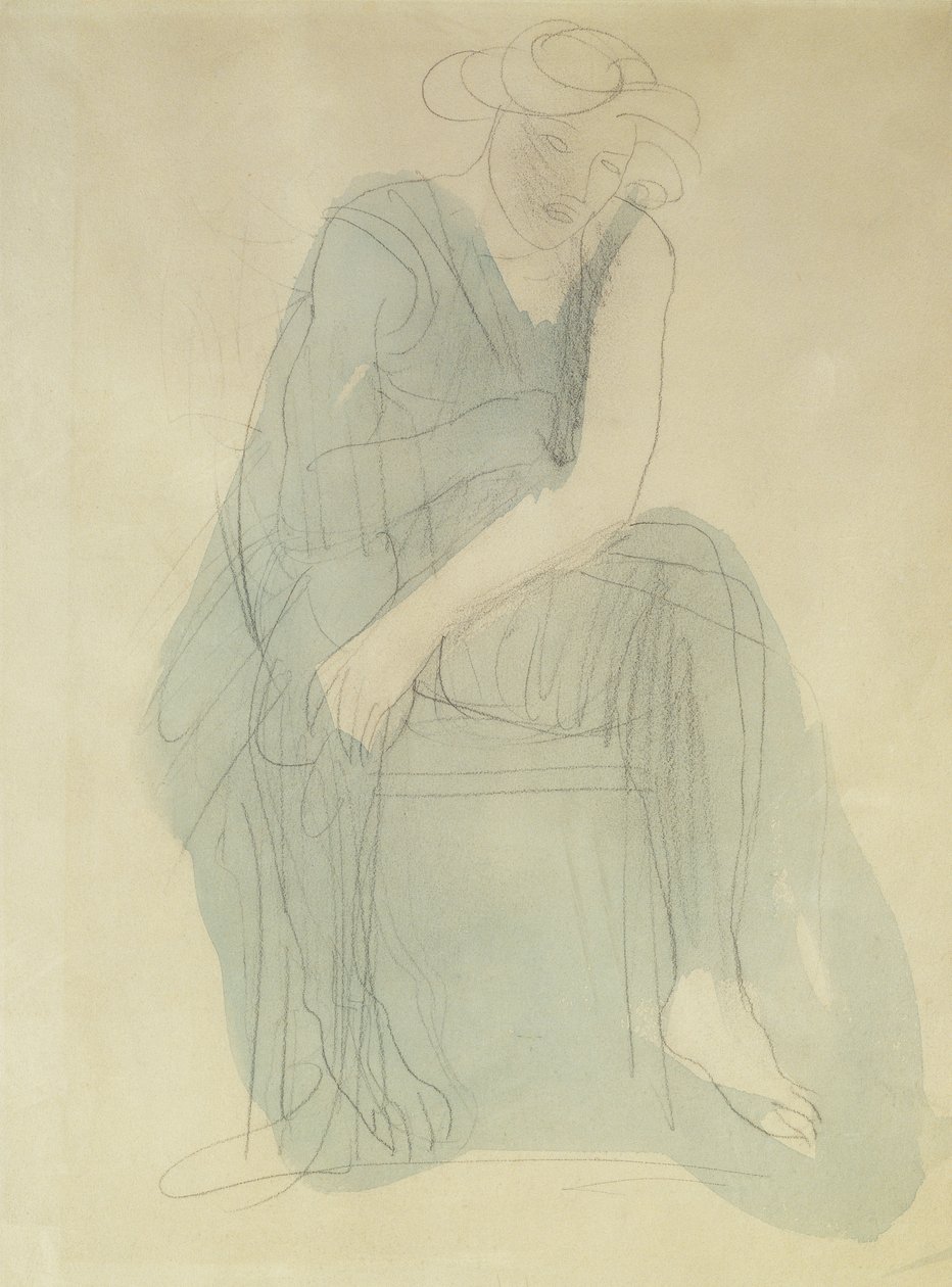 Zittende Vrouw door Auguste Rodin