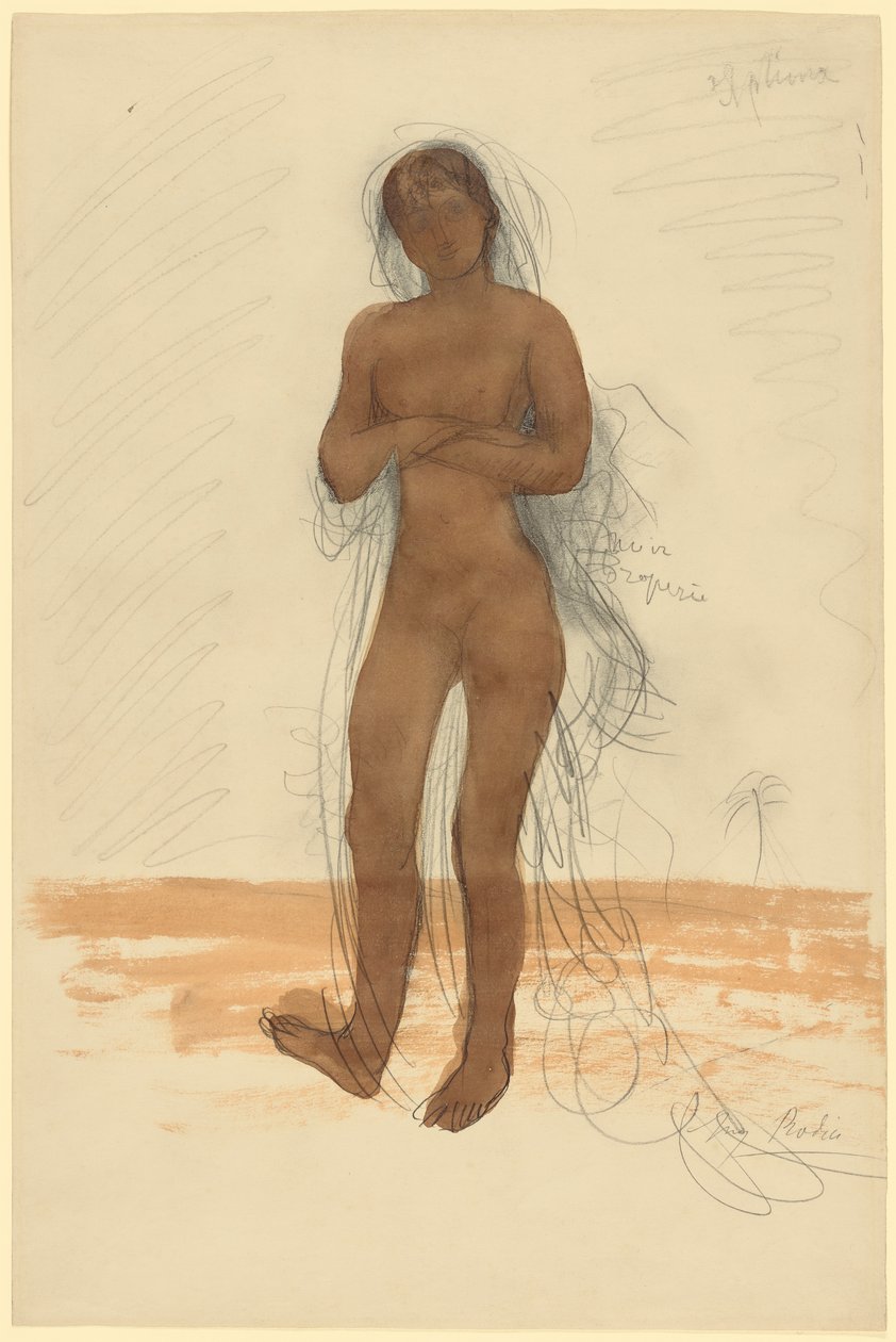 Sfinx, ca. 1898-1900 door Auguste Rodin