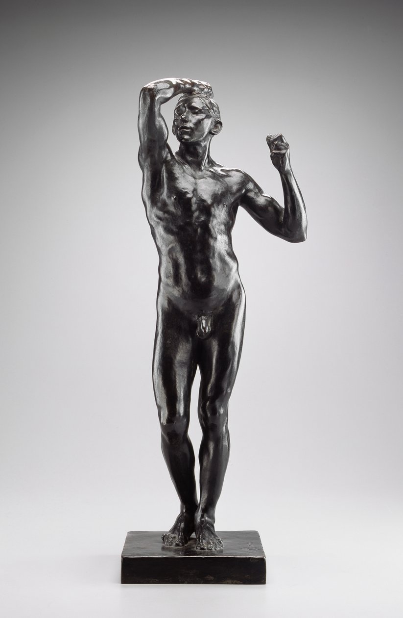 De Bronstijd, na 1877 (brons) door Auguste Rodin