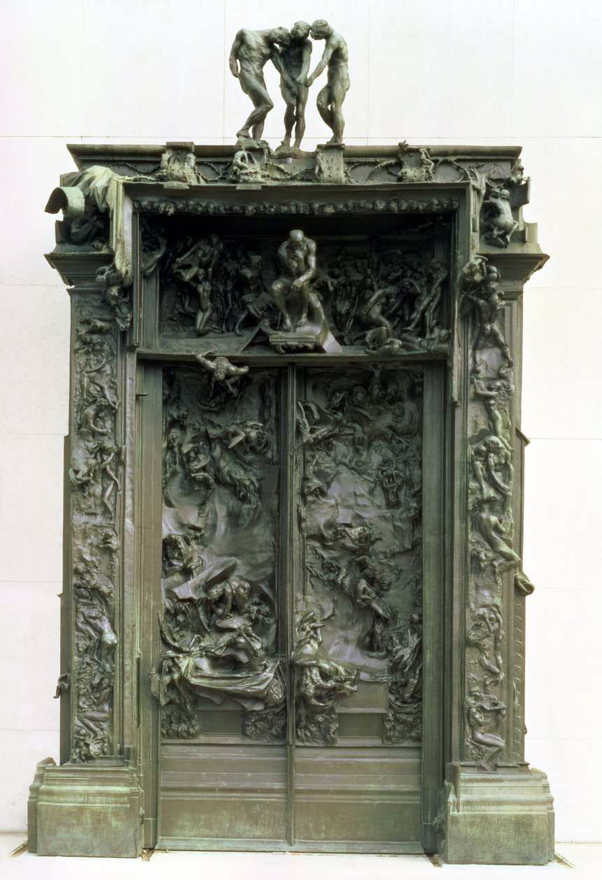 De Poorten van de Hel, 1880-90 door Auguste Rodin
