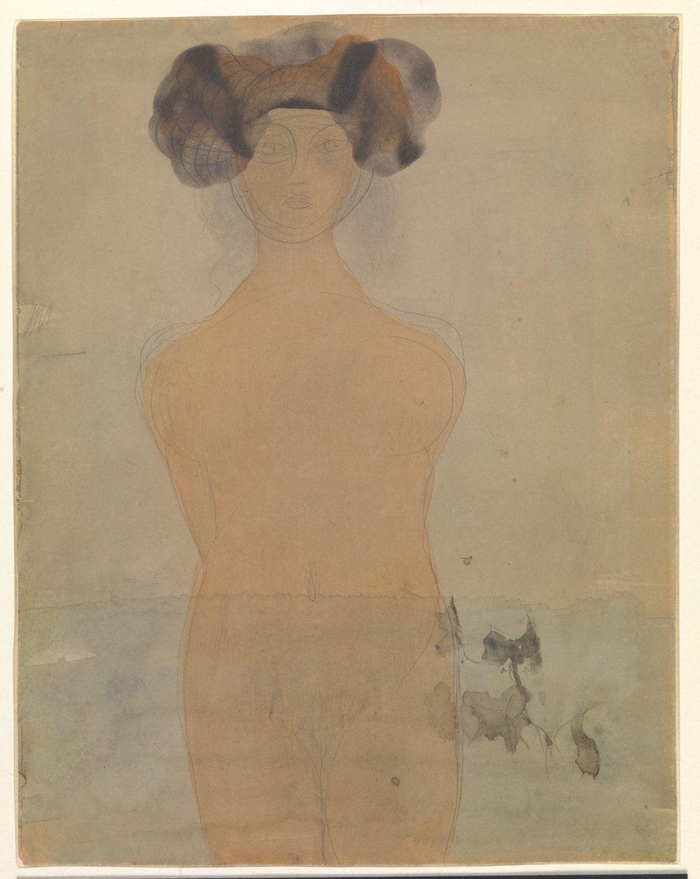 Vrouw staand in water door Auguste Rodin