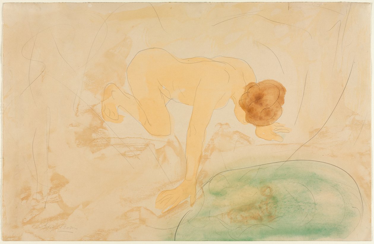 De Reflectie, ca. 1900-10 door Auguste Rodin Hand B