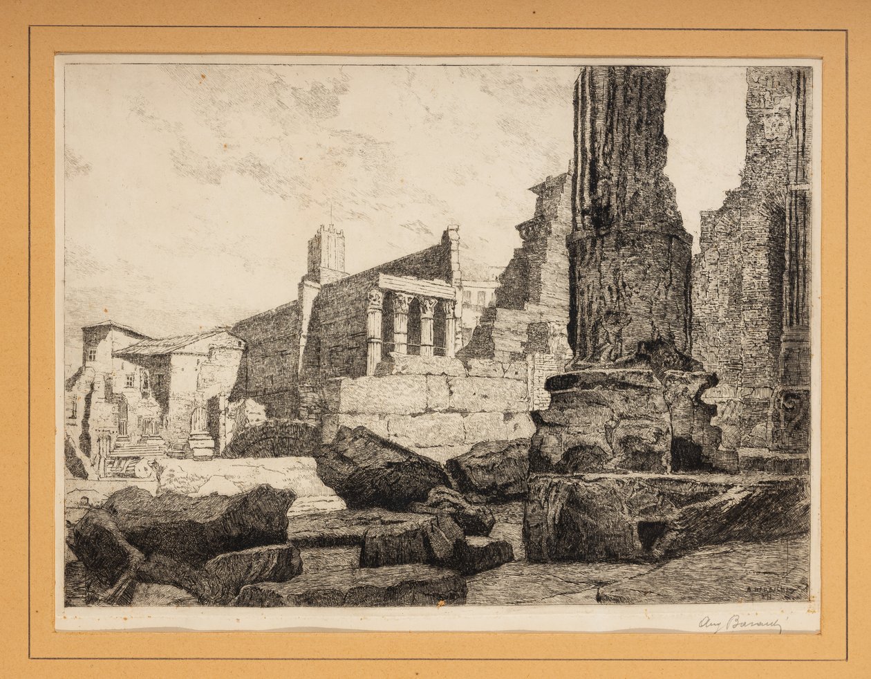 Romeinse Ruïnes door Augusto Baracchi