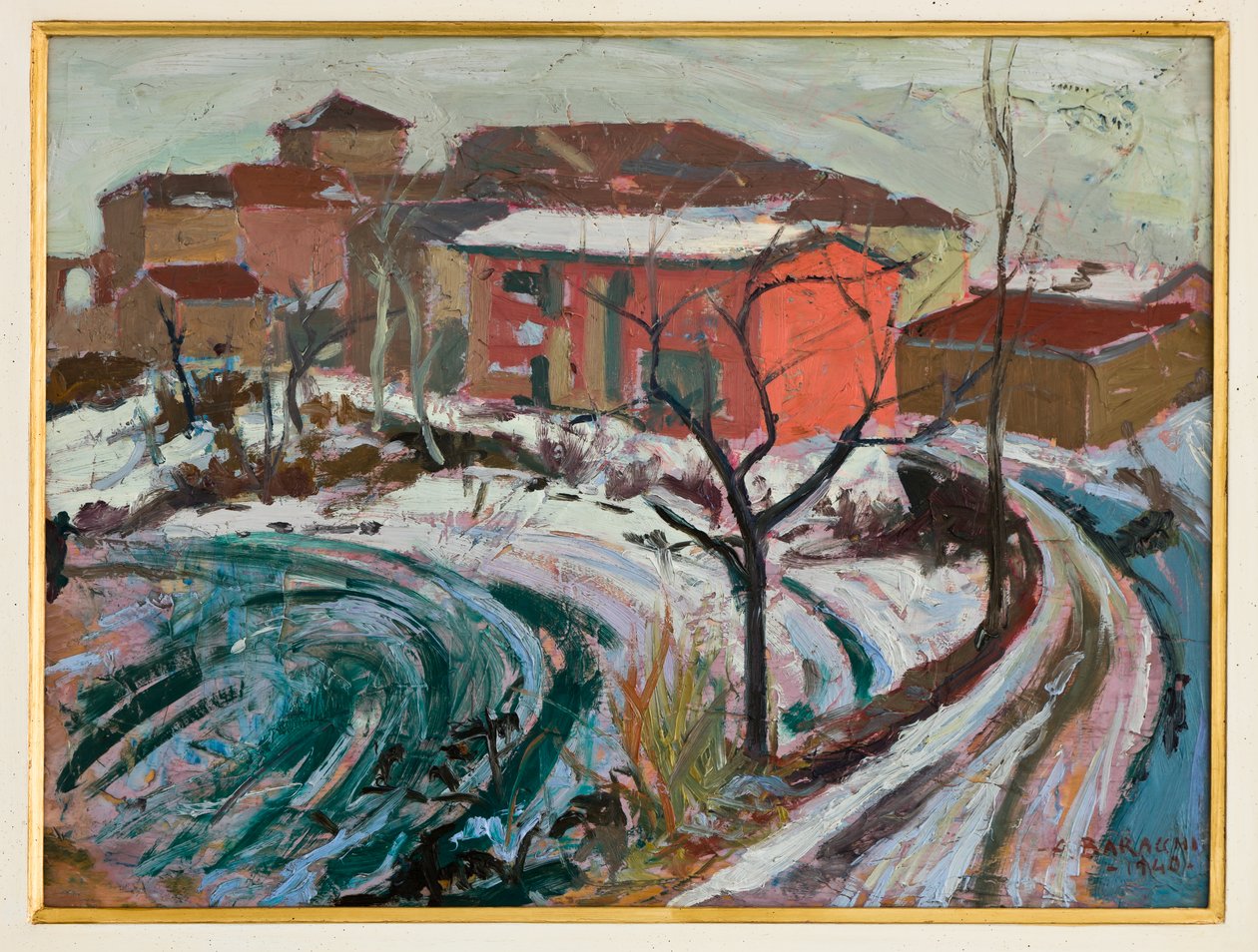 Sneeuw in Carpi door Augusto Baracchi