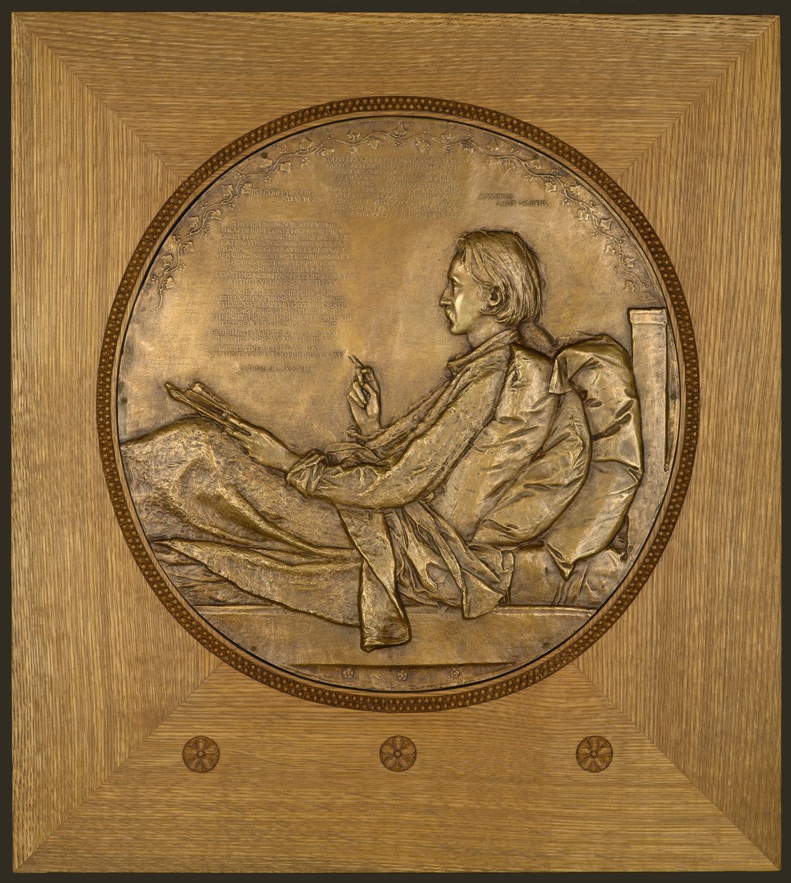 Robert Louis Stevenson door Augustus Saint Gaudens