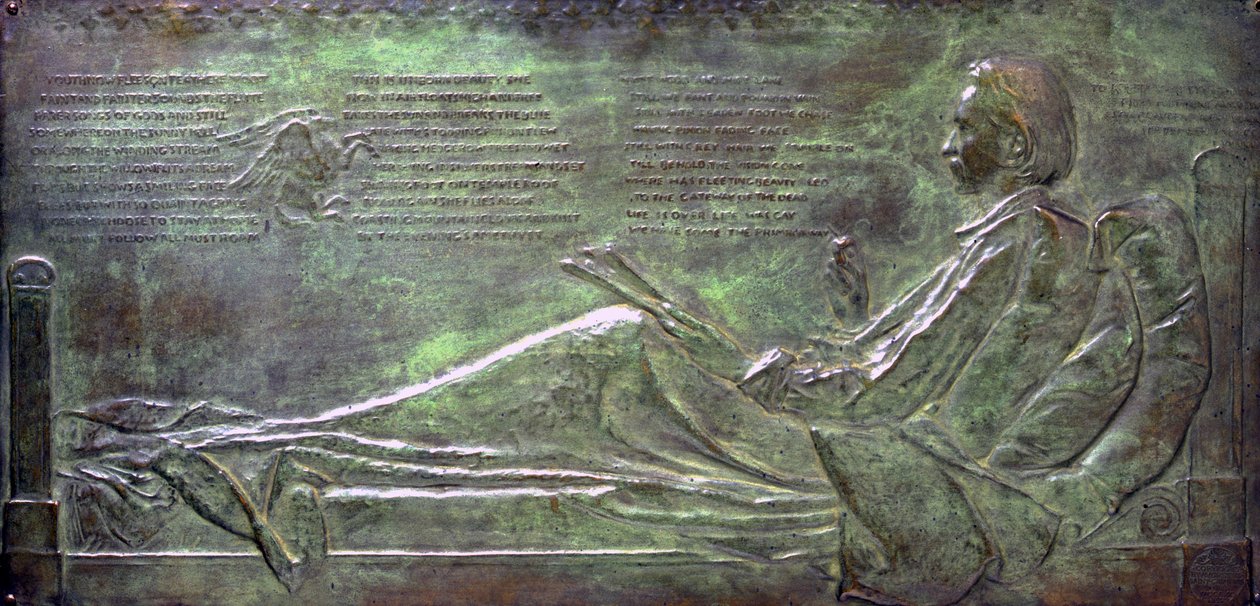 Robert Louis Stevenson door Augustus Saint Gaudens