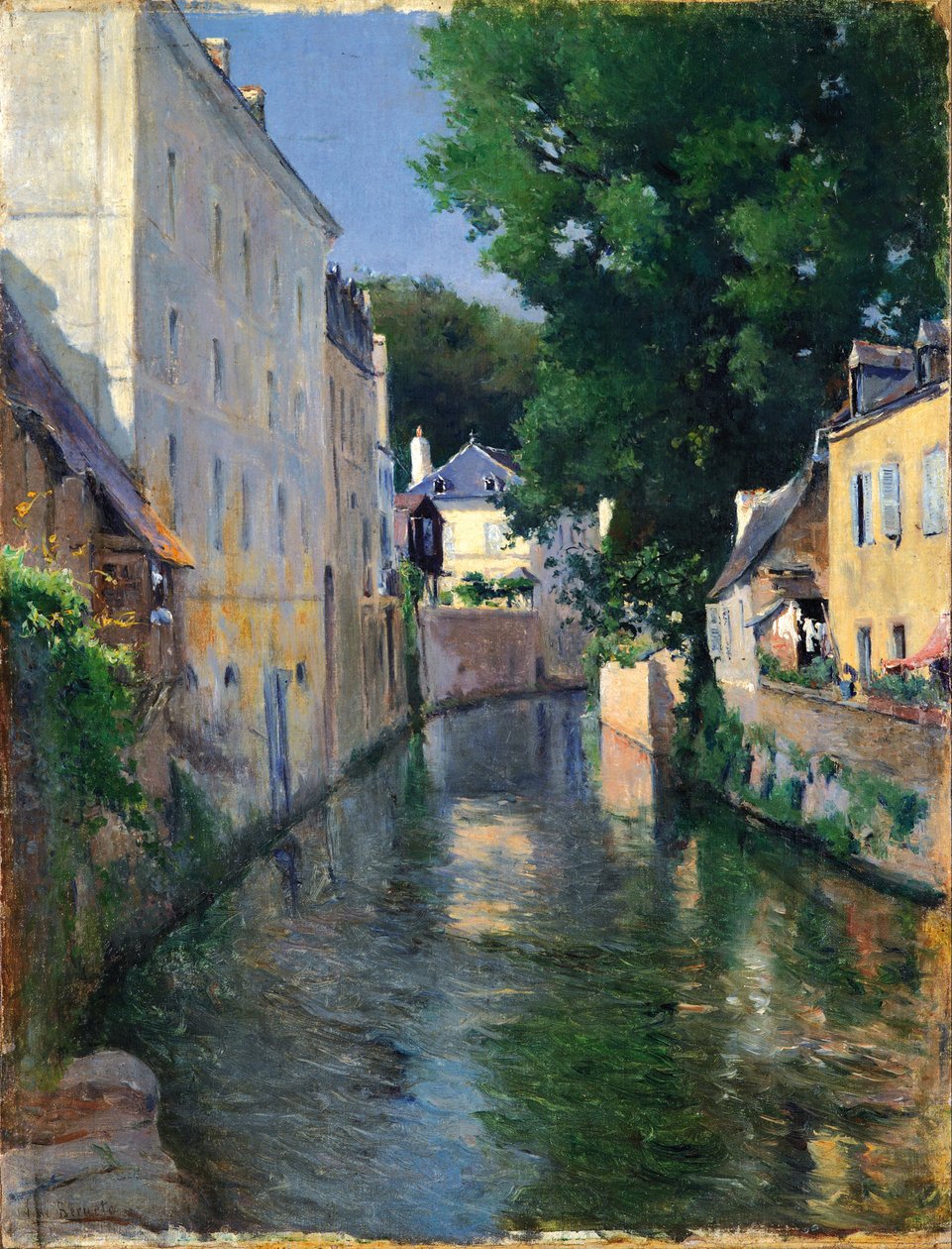 De rivier Isole (Quimperlé) door Aureliano de Beruete