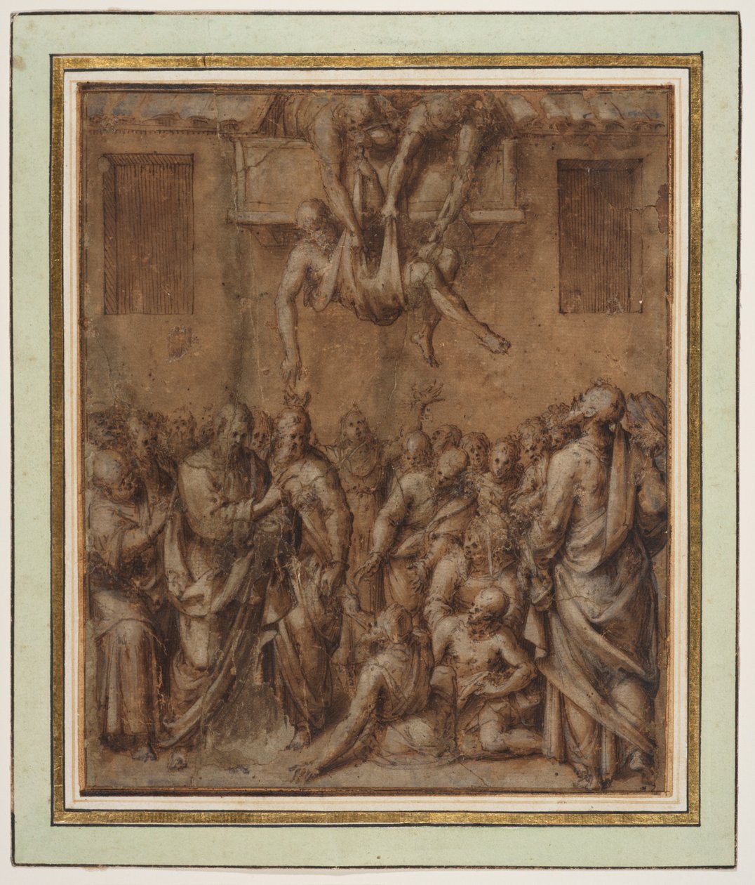 Christus geneest de zieken door Aurelio Luini