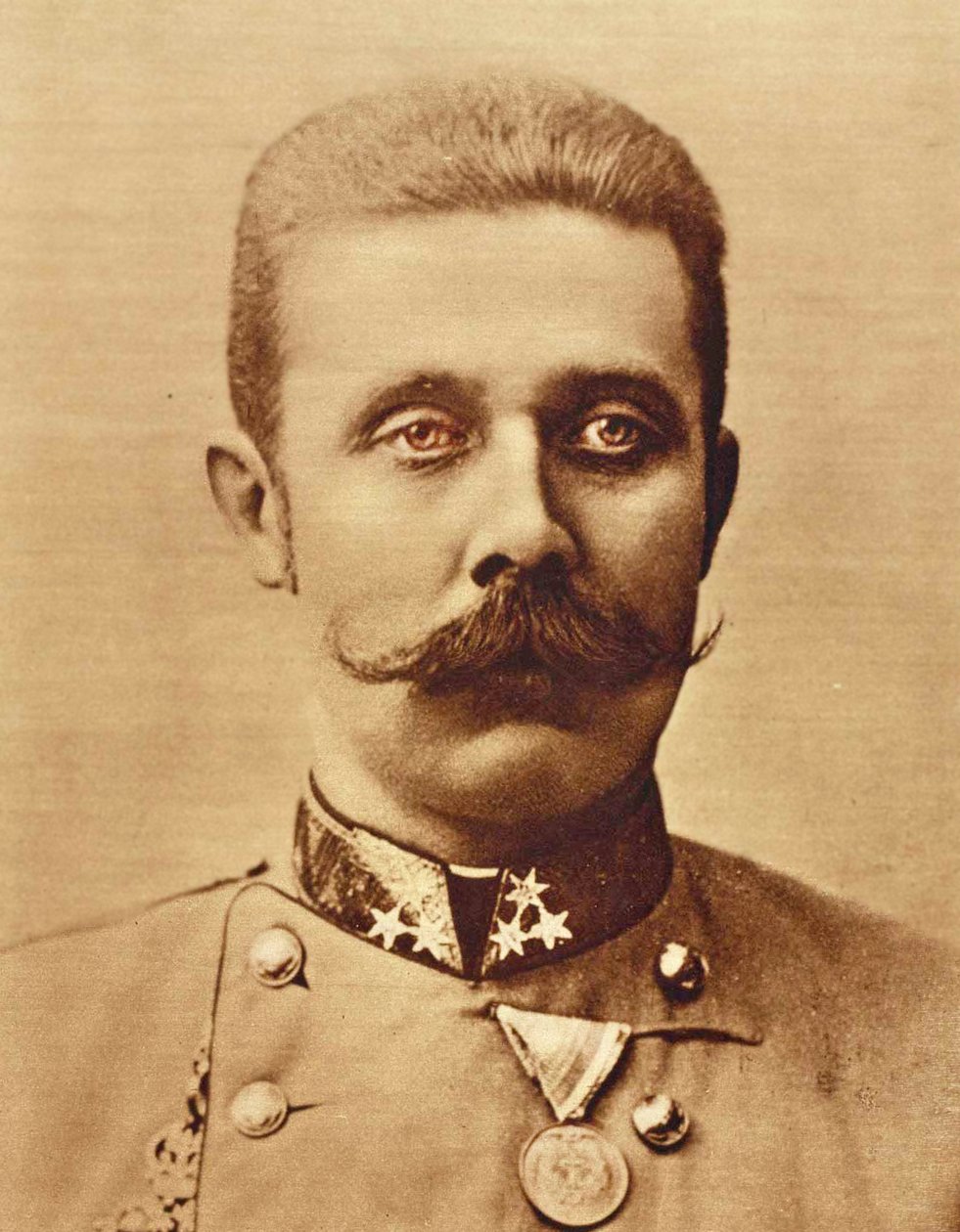 Portret van aartshertog Franz Ferdinand ca. 1893 door Austrian School