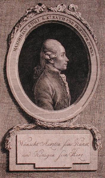 Portret van Maximilian Stoll door Austrian School