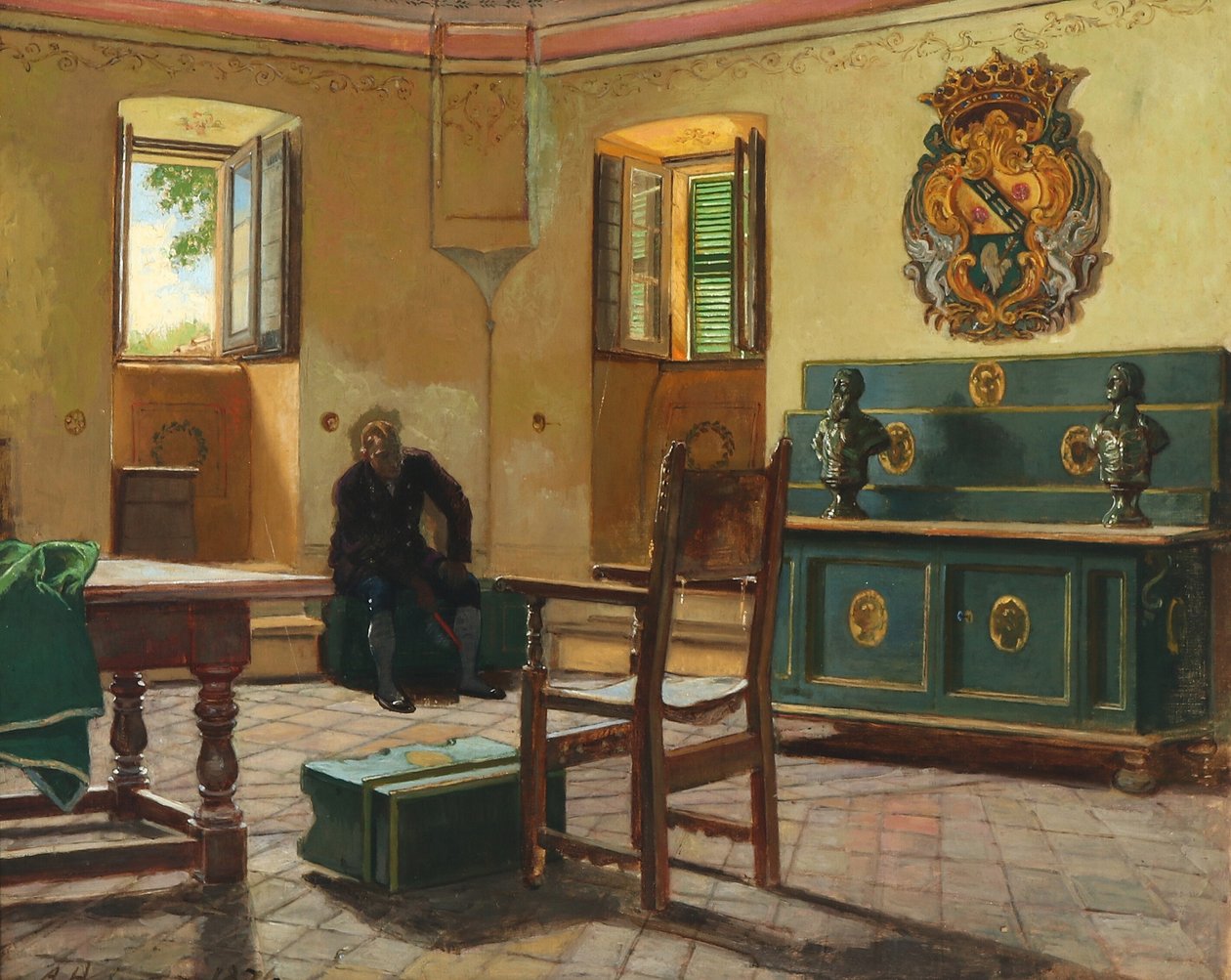 Van een oud kasteel in Sicilië door Axel Helsted