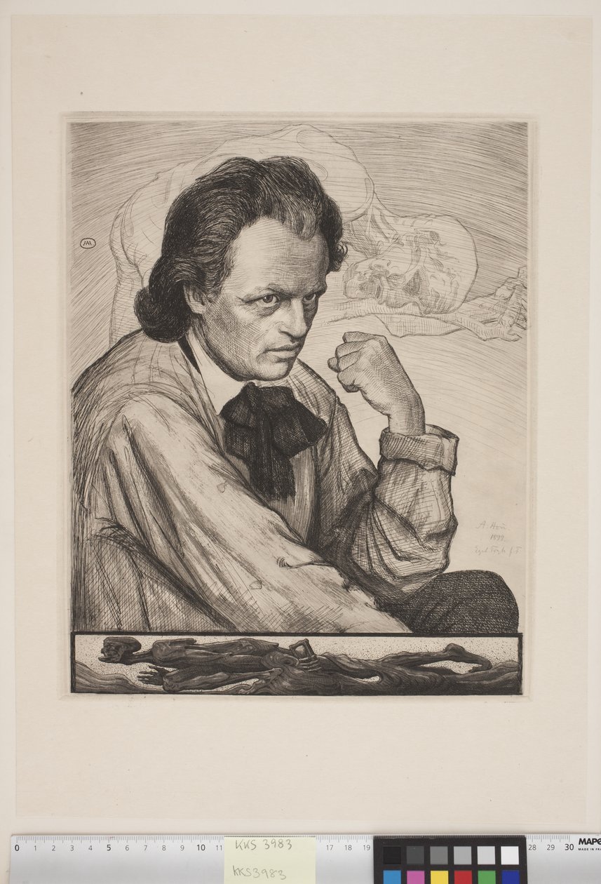 De beeldhouwer Niels Hansen Jacobsen door Axel Hou