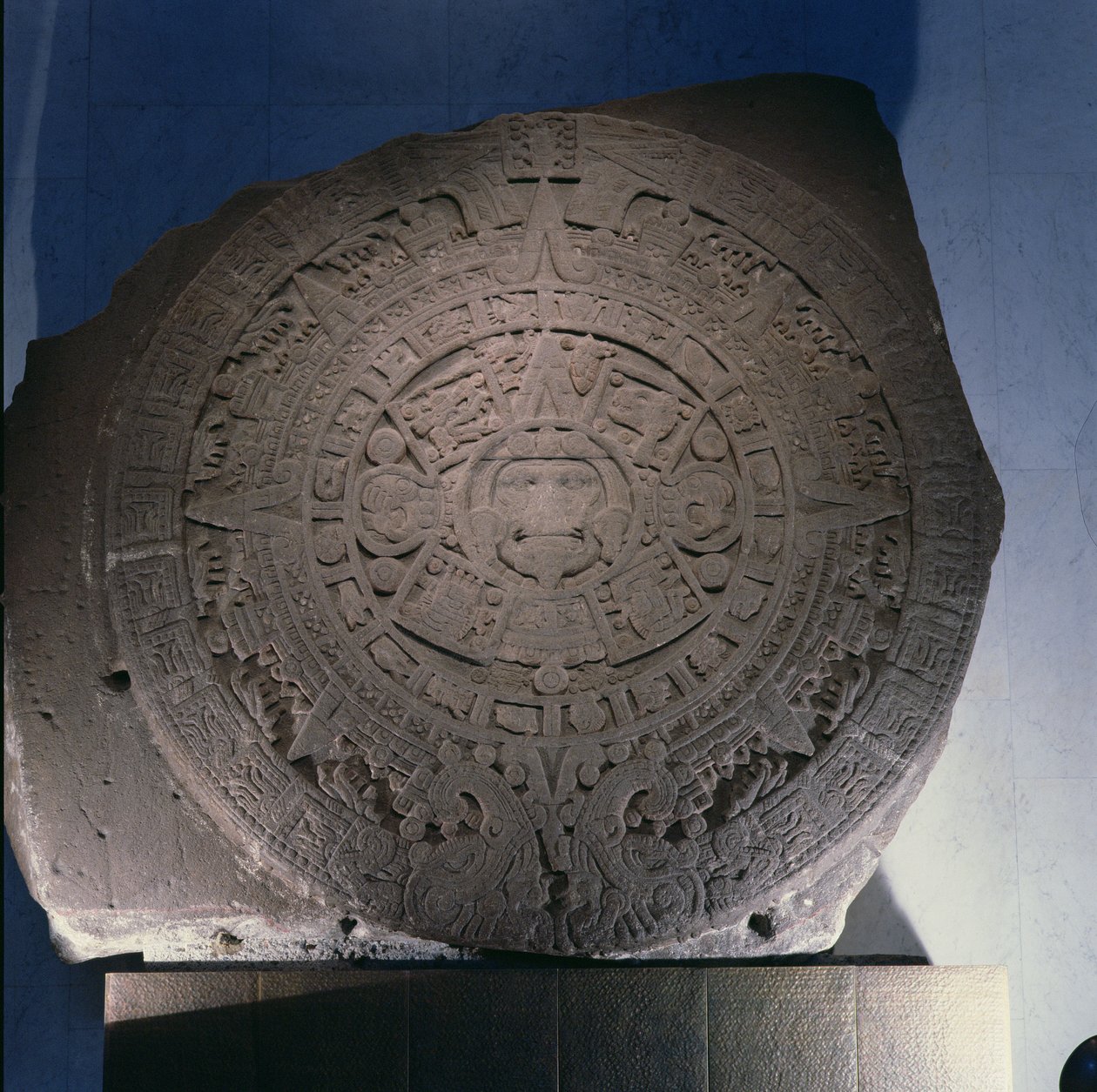De Grote Kalendersteen, Late Post Klassieke Periode (1300-1521) door Aztec