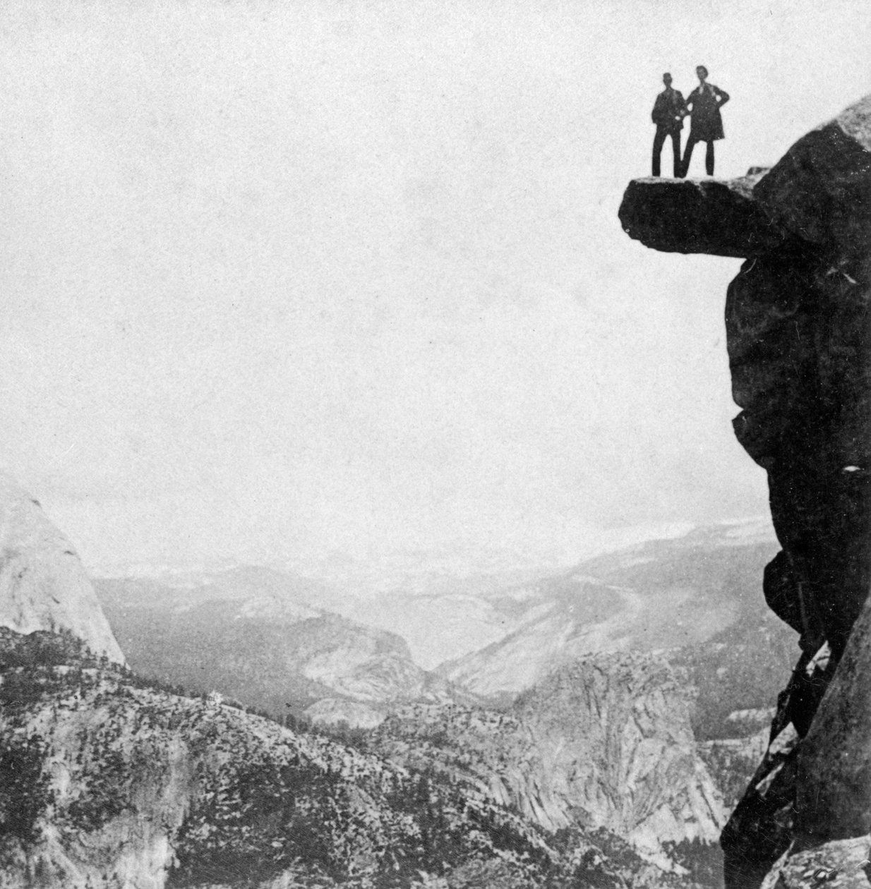 Yosemite Valley, Californië door B. W. Kilburn