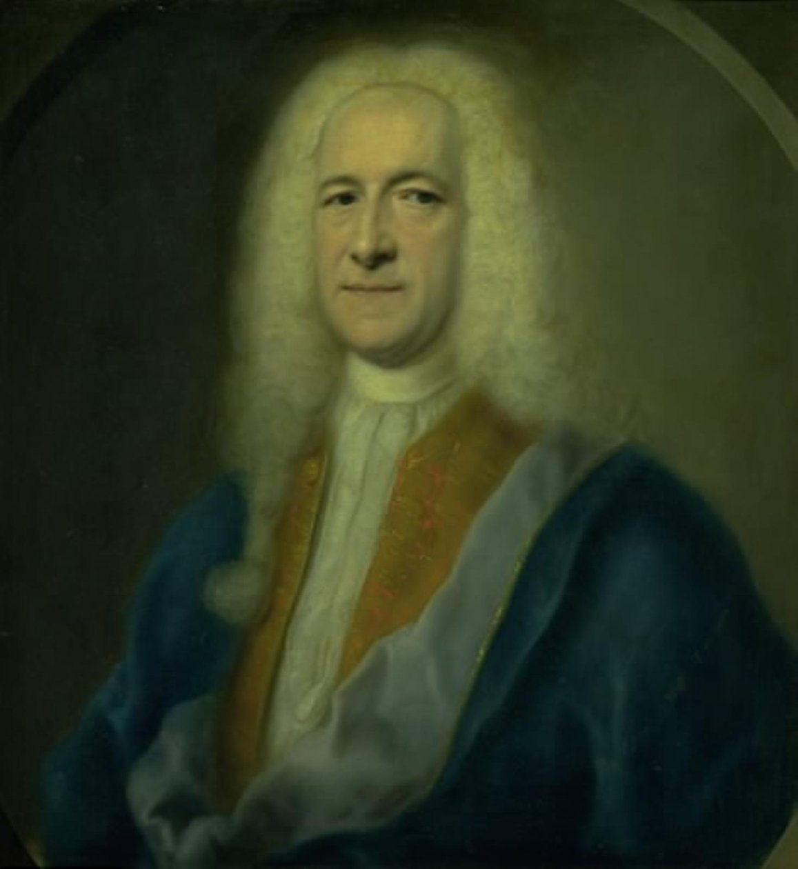 Portret van een oudere heer door Balthasar Denner