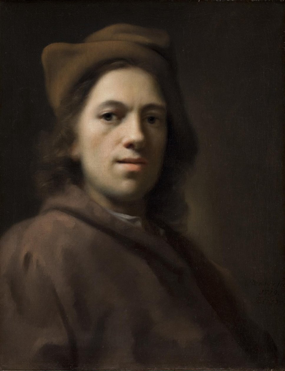 Zelfportret door Balthasar Denner