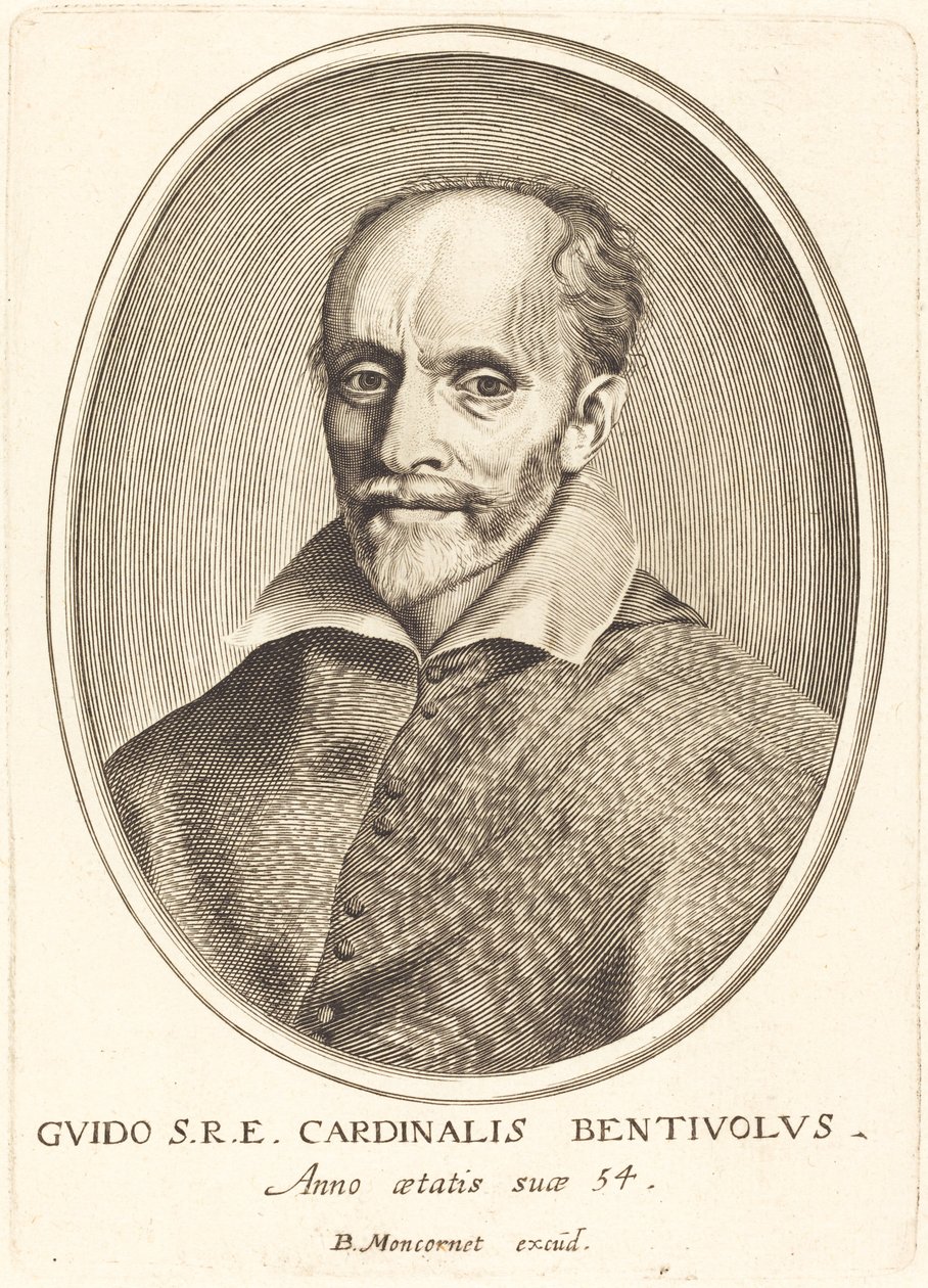 Guido Bentivoglio door Balthasar Moncornet