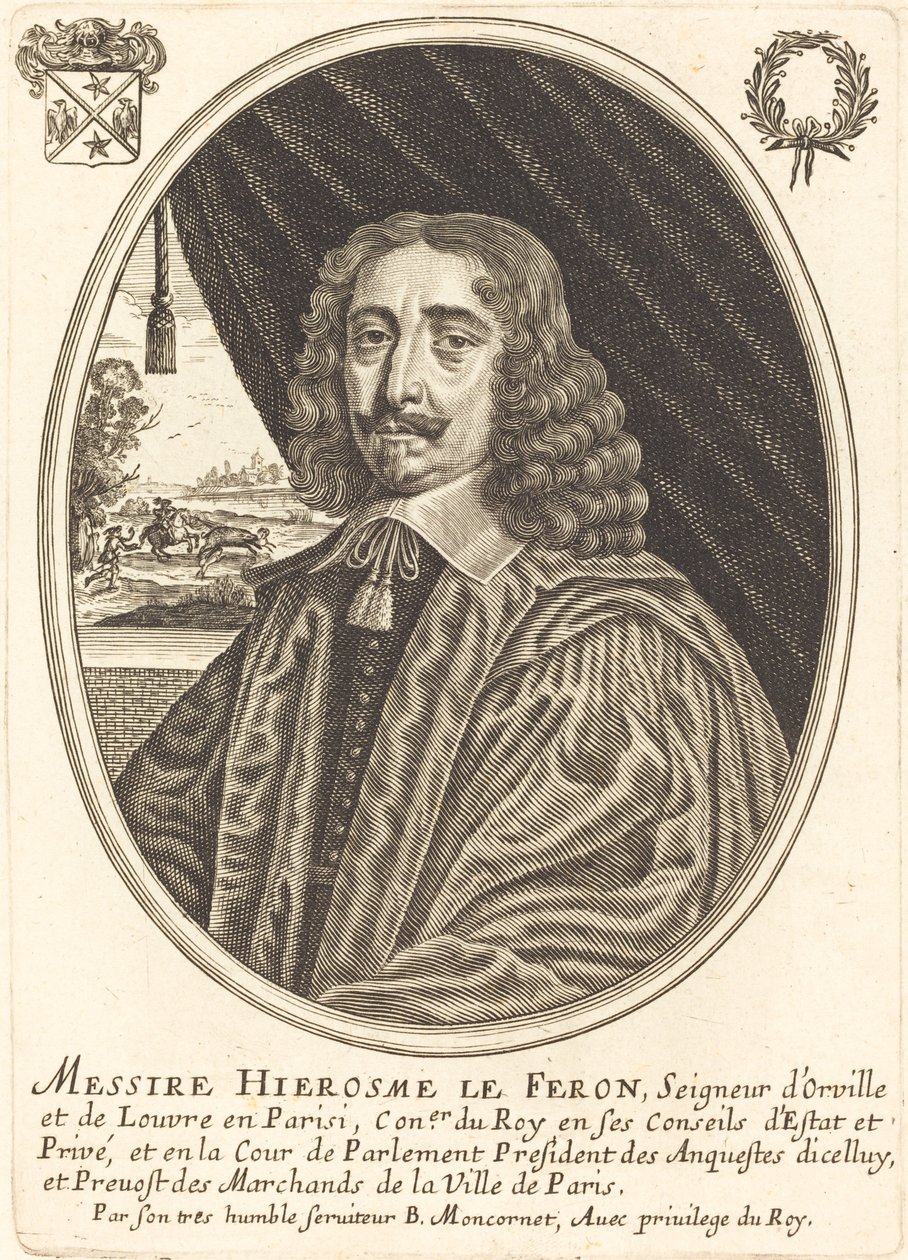 Jean Le Feron door Balthasar Moncornet