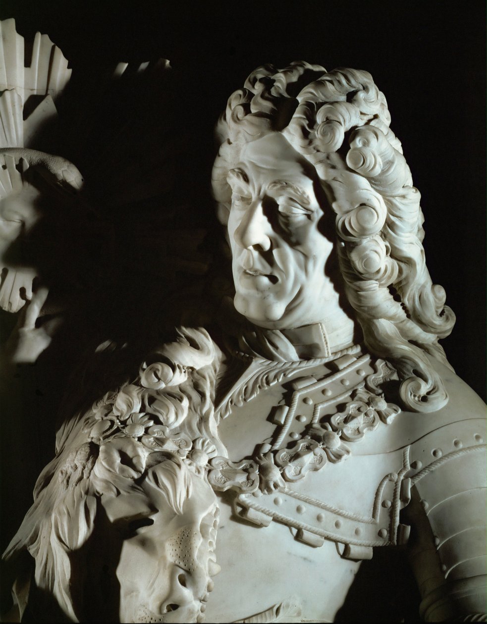 Apotheose van Prins Eugene van Savoye ... (marmer) door Balthasar Permoser